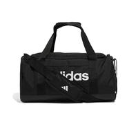 adidas Unisex Adulto Essentials Linear Duffel Bag Duffel Bag, Black/Black/White, S