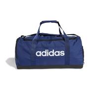 adidas Unisex Adulto Essentials Linear Duffel Bag Duffel Bag, Dark Blue/White, M