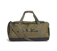 adidas Unisex Adulto Essentials Linear Duffel Bag, Olive strata/Black, M