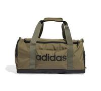 Adidas Unisex - Adulto Essentials Linear Duffel Bag, Olive strata/Black, S