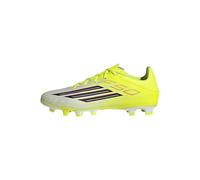 adidas Unisex Adulto F50 Club Firm Ground/Multi Ground Football Boots, Team Solar Yellow 2/Core Black/Lucid Red, 45 1/3 EU