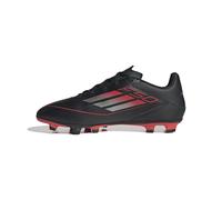 adidas F50 Club Football Boots FG/MG, Botas de fútbol Unisex Adulto, Core Black/Iron Met./Lucid Red, 46 2/3 EU