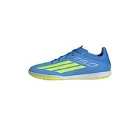 adidas Unisex Adulto F50 Club Indoor Football Shoes, Lucid Ray Blue/Team Solar Yellow 2/Lucid Aquamarine, 42 EU