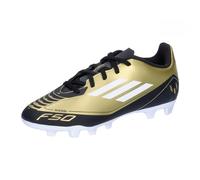 Adidas Unisex Adulto F50 Club Messi Football Boots Flexible Ground, Gold/Footwear White/Carbon Black, 46 EU