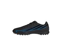 adidas Unisex Adulto F50 Hyperfast Club Turf Football Shoes, Core Black/Core Black/Lucid Ray Blue, 44 EU