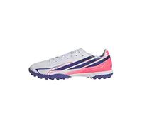 adidas Unisex Adulto F50 Hyperfast Club Turf Football Shoes, FTWR White/Solar Purple/Solar Turbo, 47 1/3 EU