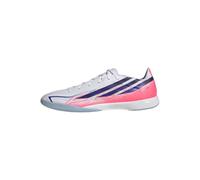 adidas Unisex Adulto F50 Hyperfast League Indoor Football Shoes, FTWR White/Solar Purple/Solar Turbo, 41 1/3 EU