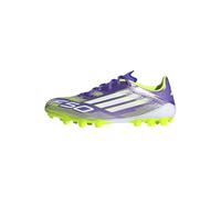 adidas Unisex Adulto F50 League Artificial Ground Football Boots, Purple Rush/Cloud White/Lucid Lemon, 42 2/3 EU