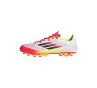 adidas Unisex Adulto F50 League Football Boots Artificial Ground, Cloud White/Core Black/Solar Yellow, 43 1/3 EU