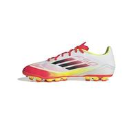 adidas Unisex Adulto F50 League Football Boots Artificial Ground, Cloud White/Core Black/Solar Yellow, 43 1/3 EU