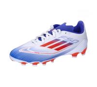 adidas F50 League Football Boots Artificial Ground, Botas de fútbol Unisex Adulto, Cloud White/Solar Red/Lucid Blue, 44 2/3 EU