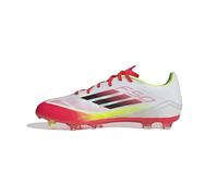 adidas Unisex Adulto F50 League Football Boots FG/MG, Cloud White/Core Black/Solar Yellow, 44 2/3 EU