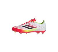 adidas Unisex Adulto F50 League Football Boots FG/MG, Cloud White/Core Black/Solar Yellow, 44 EU