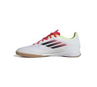 adidas Unisex Adulto F50 League Football Boots Indoor, Cloud White/Core Black/Solar Yellow, 46 EU
