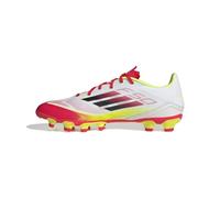 adidas Unisex Adulto F50 League Football Boots Multi Ground, FTWR White/Core Black/Solar Yellow, 44 EU