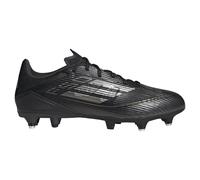 adidas Unisex Adulto F50 League Football Boots Soft Ground, Core Black/Iron Met/Gold Met, 42 EU