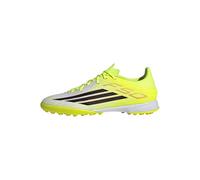 adidas Unisex Adulto F50 League Turf Football Shoes, Team Solar Yellow 2/Core Black/Lucid Red, 44 EU
