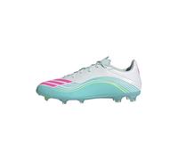 adidas Unisex Adulto F50 Messi League Firm Ground/Multi Ground Football Boots, FTWR White/Lucid Pink/Flash Aqua, 44 EU