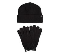 adidas Unisex Adulto Glove + Beanie Pack Hat, Black/White, L-XL