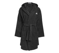 adidas Unisex - Adulto HOODED BATHROBE, Black, XL