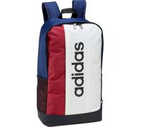 adidas Unisex - Adulto LINEAR BACKPACK COLORBLOCK, dark blue/off white/active maroon, One size