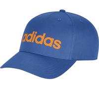 adidas Unisex - Adulto Linear Baseball Cap, Ray Blue/Pure Tangerine/White, M-L