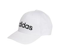 adidas Unisex Adulto Linear Baseball Hat, White/Black, XXS-XS