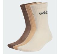 adidas Unisex adulto Linear Crew Cushioned Socks 3 Pairs, WONDERWHI/MAGBEI/EARSTR, 37-40
