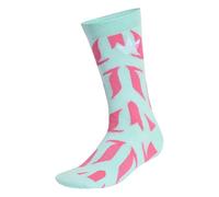 adidas Unisex adulto LIONEL MESSI PRINT SOCK 3 PAIR PACK, semi flash aqua/white/white, 34-36