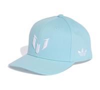 adidas Unisex - Adulto Lionel Messi Snapback Cap, Icey Blue/White, XXS-XS