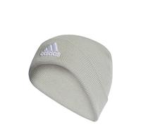 adidas Unisex Adulto Logo Beanie, Wonder Silver/White, S