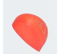 Adidas Unisex - Adulto Logo Swim Cap, Bright Red/White, One Size