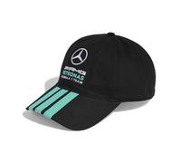 adidas Unisex Adulto Mercedes -Amg Petronas Formula 1 Team DNA 3 Stripes Cap, Black, XS-S