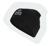 adidas Unisex - Adulto Mercedes - AMG Petronas Formula 1 Team DNA Beanie, Black/White, M-L