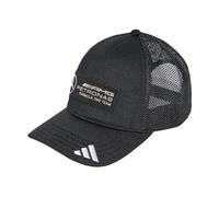Adidas Unisex Adulto Mercedes - AMG Petronas Formula One Team Snapback Logo Trucker Cap, Black/White, L