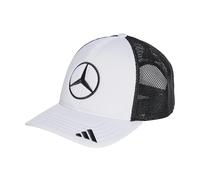 Adidas Unisex Adulto Mercedes - AMG Petronas Formula One Team Snapback Star Trucker Cap, White/Black, M