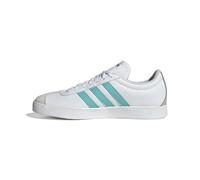 adidas Unisex Adulto Mercedes - AMG Petronas Formula One Team VL Court Base Shoes, FTWR White/Semi Mint Rush/Core Black, 38 2/3 EU