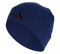 adidas Unisex Adulto New Logo Beanie Cuff Hat, Dark Blue/Black, M-L