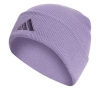 adidas Unisex Adulto New Logo Beanie Cuff Hat, Magic Lilac/Tech Purple, M-L
