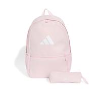 adidas Unisex adulto Pencil Case Backpack, clear pink/white, One Size