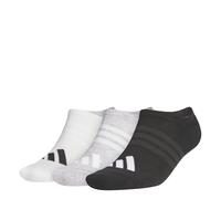 adidas Unisex adulto PERFORMANCE 3 PACK NO SHOW SOCKS, white/light grey heather/black, 42-45
