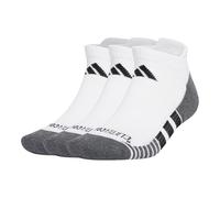 adidas Unisex adulto PERFORMANCE CLIMACOOL CUSHIONED LOW 3P, White/Black, 6-7 Years