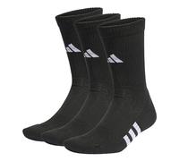 adidas Unisex adulto Performance Cushioned Crew Socks 3 Pairs, Black/Black/Black, 42-45