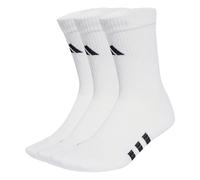 adidas Unisex adulto Performance Cushioned Crew Socks 3 Pairs, White/White/White, 45-48