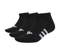 adidas Unisex adulto Performance Cushioned Low Socks 3 Pairs, Black/Black/Black, 37-39