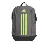 adidas Unisex adulto Power Backpack, Grey Strata/Lucid Lemon, One size