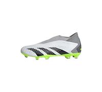 adidas Unisex adulto Predator Accuracy.3 Firm Ground Boots, Cloud White / Core Black / Lucid Lemon, 46 EU