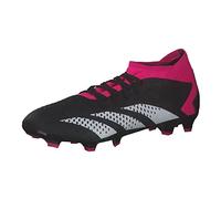 Adidas Predator Accuracy.3 Firm Ground Boots, Botas de fútbol Unisex Adulto, Core Black/Cloud White/Shock Pink, 47 1/3 EU