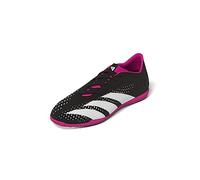 Adidas Predator Accuracy.4 Indoor Sala Boots, Botas de fútbol Unisex Adulto, Core Black/Cloud White/Team Shock Pink 2, 47 1/3 EU