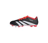 adidas Unisex adulto Predator Club Flexible Ground Football Boots, Core Black / Cloud White / Solar Red, 46 2/3 EU